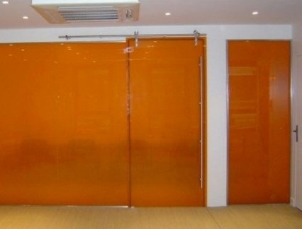 Vanceva Color laminated glass sliding door