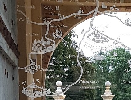 Porte en verre feuilleté extra-blanc pour le château de Chamarande