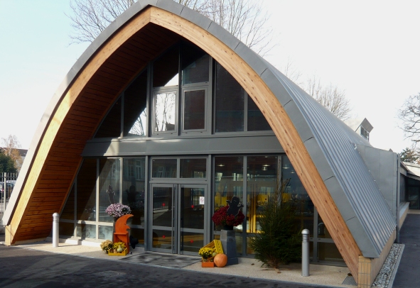 Vitrages à hautes performances énergétique pour une école