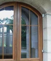 vetrate isolanti con inglesina aspetto legno di quercia