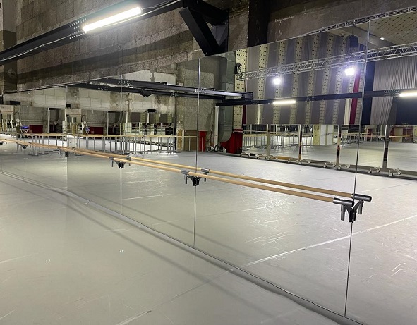 Miroirs pour salle d'entrainement danse