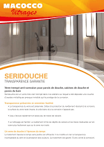 Brochure Séridouche verre trempé anticalcaire