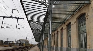 Auvents historiques pour la gare de Saint-Omer