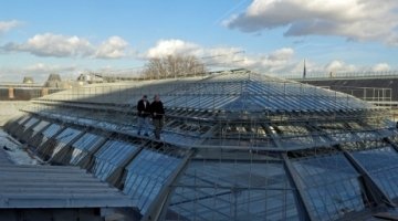 Rénovation de la verrière des Beaux Arts