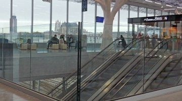 Passerelle-Mezzanine de la gare de Nantes