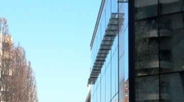 Contrôle solaire pour une façade en Verre Extérieur Collé