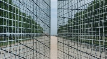 Installation Perspectives inversées, Domaine de St Germain en Laye