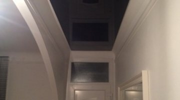 Plafond en verre laqué noir: Séristal Lacobel T Deep Black