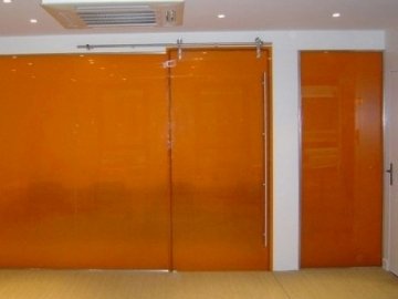 Vanceva Color laminated glass sliding door