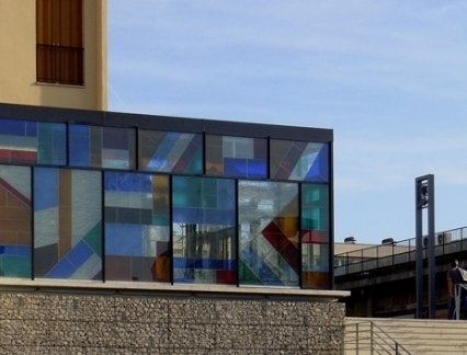 Vetrate isolanti con vetrate artistiche incorporate