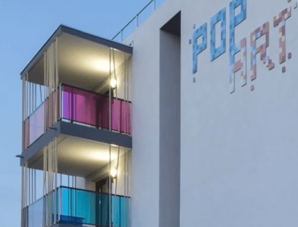 Vanceva Color Plastofloat for colored balconies balustrades