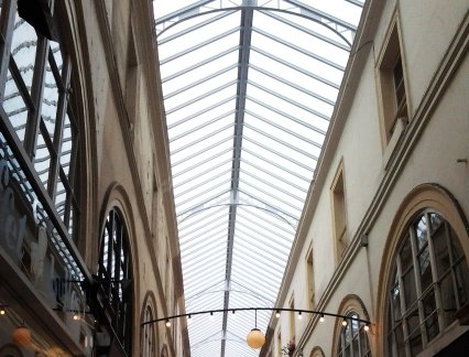 Passage Choiseul new glass roof