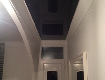 Plafond en verre laqué noir: Séristal Lacobel T Deep Black