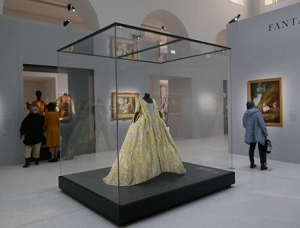 Vetrine per una mostra al Museo d'Arte di Nantes